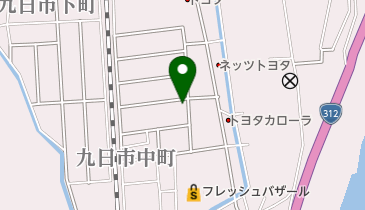 西原カイロプラクティック施術院花梨の地図画像