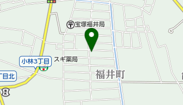 宅配クックワン・ツゥ・スリー宝塚店の地図画像