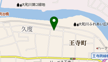 大和王寺キリスト集会の地図画像