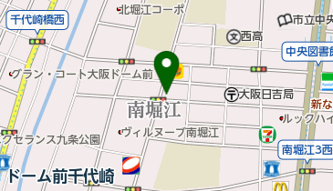 おしゃれ洗濯じゃぶじゃぶ南堀江店の地図画像