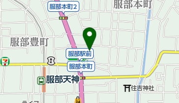 あい薬局豊中服部店の地図画像