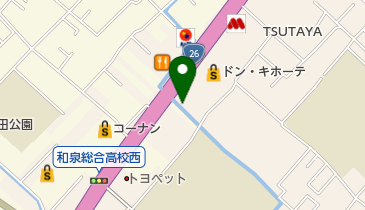 ASAS和泉店の地図画像