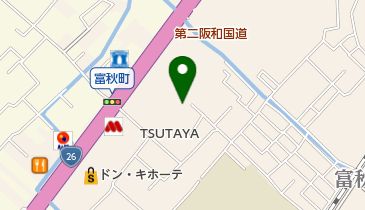 ベビーフェイスリンデンバウム和泉R26店の地図画像