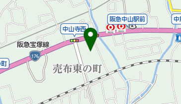 ママのリフォームダイエー宝塚中山店の地図画像