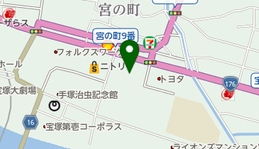 サンタクルス・ザ・タカラヅカ・ダイニングの地図画像