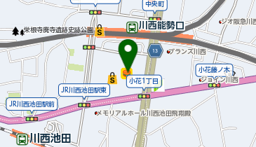 ジュエル優光の地図画像