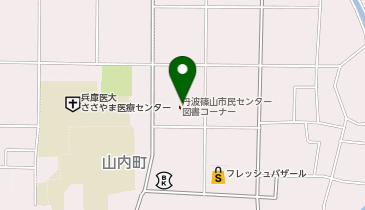 丹波篠山市立丹波篠山市民センターの地図画像