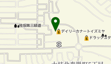 クリーントピアぴいぷる カナート桂坂店の地図画像