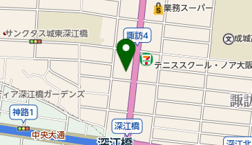 大阪府柔道連盟の地図画像