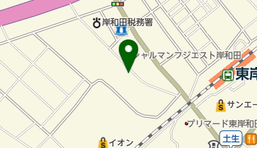 モイスティーヌ岸和田サロンの地図画像