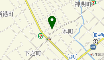 神明はりきゅう院の地図画像