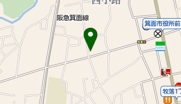 かどや茶舗の地図画像