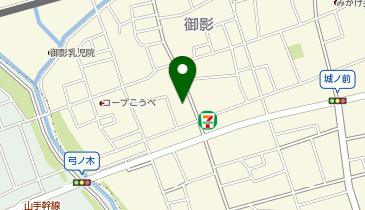 緑六洞の地図画像