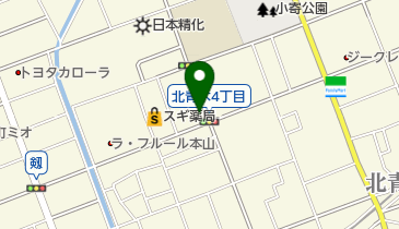 味鉄本山店の地図画像