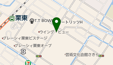 綣東自治ハウスの地図画像