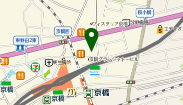 明ごころ洋食店の地図画像