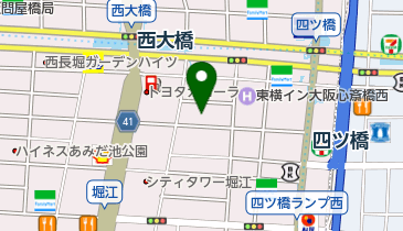 ダンスウィズドラゴン大阪店の地図画像