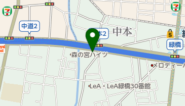 緑橋整骨院の地図画像