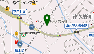 やすらぎの園津久野の地図画像