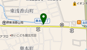 株式会社エルゼクリーンネット北花田店の地図画像