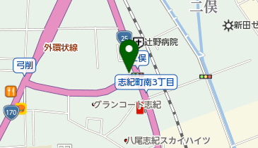 ラベンダーの地図画像