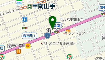 ひかり薬局東灘店の地図画像