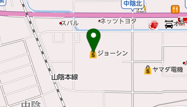 ジョーシン豊岡店の地図画像
