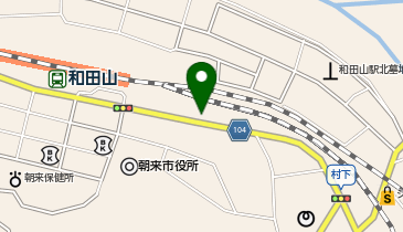 改装計画和田山店の地図画像