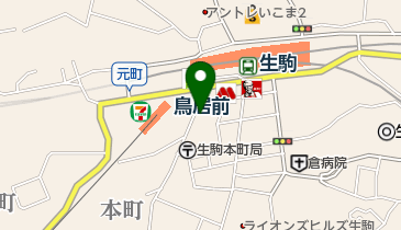 ヘアープレイスVIVEの地図画像