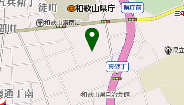 和歌山県教育委員会 教育相談電話の地図画像