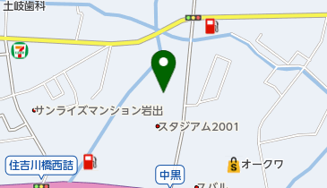 シキボウクリーニング 中黒店の地図画像