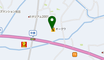 マミークリーニング岩出西店の地図画像