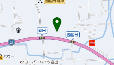 中谷石材店岩出店の地図画像