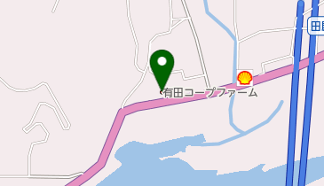 有田コープファームの地図画像