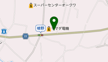 アラモード美容室の地図画像