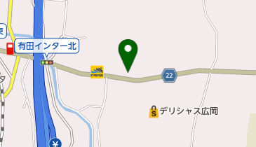 リノ有田川店の地図画像