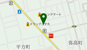 はんがい長浜店の地図画像