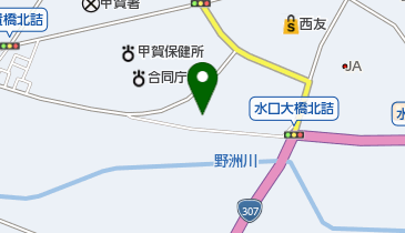 滋賀県企業庁水口浄水場の地図画像