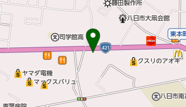 伝五郎八日市店の地図画像