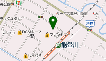 ミーツフレンドマート能登川店の地図画像