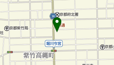 忠次郎堀川北山店の地図画像