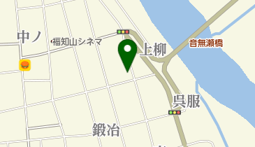 桐料理店の地図画像