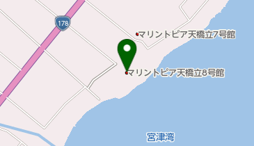 マリントピアリゾートマリントピア 丹後海鮮レストラン・天海の地図画像