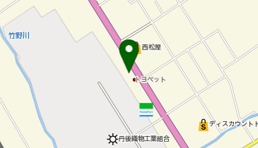 ネッツトヨタ京華株式会社ウェルカム京丹後大宮店の地図画像