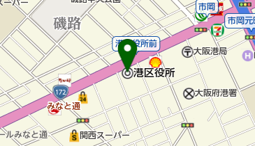 港区役所 総務課 総務・人材育成の地図画像