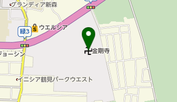 念法眞教総本山金剛寺の地図画像