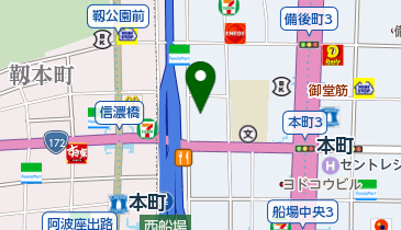 日本マンパワー大阪校の地図画像