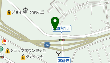 カメイ調剤薬局泉ヶ丘店の地図画像