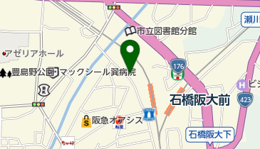 三松菓子の地図画像