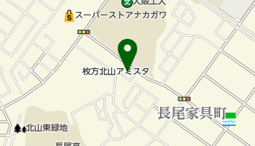 枚方寝屋川消防組合 枚方東消防署 北山出張所の地図画像